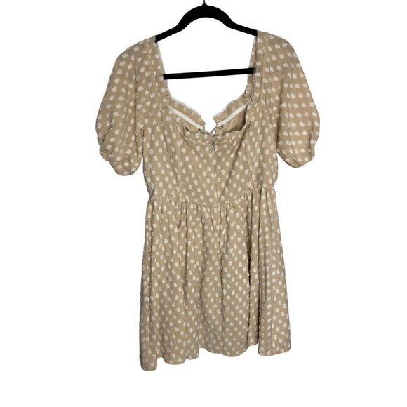 House of Harlow 1960 X REVOLVE Frans Neutral Dress-sz Large - Picture 10 of 12